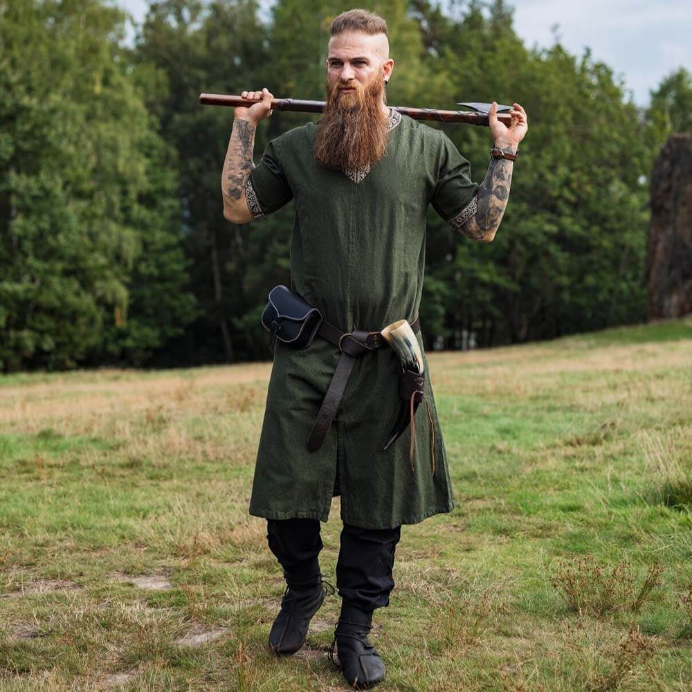 Green Short Sleeve Viking Tunic