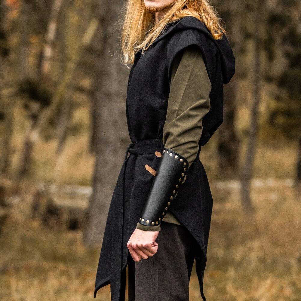 NEW Hooded Black Ranger Style Tunic