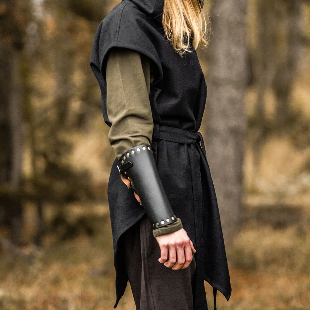 NEW Hooded Black Ranger Style Tunic