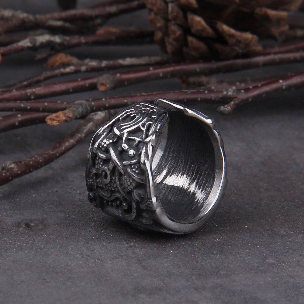 Viking Valknut Knotwork Ring