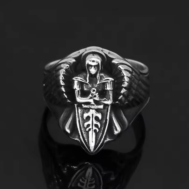 Viking Valkyrie Statement Ring | Sculptural Design