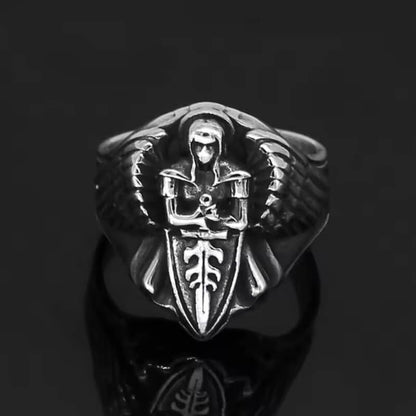 Viking Valkyrie Statement Ring | Sculptural Design