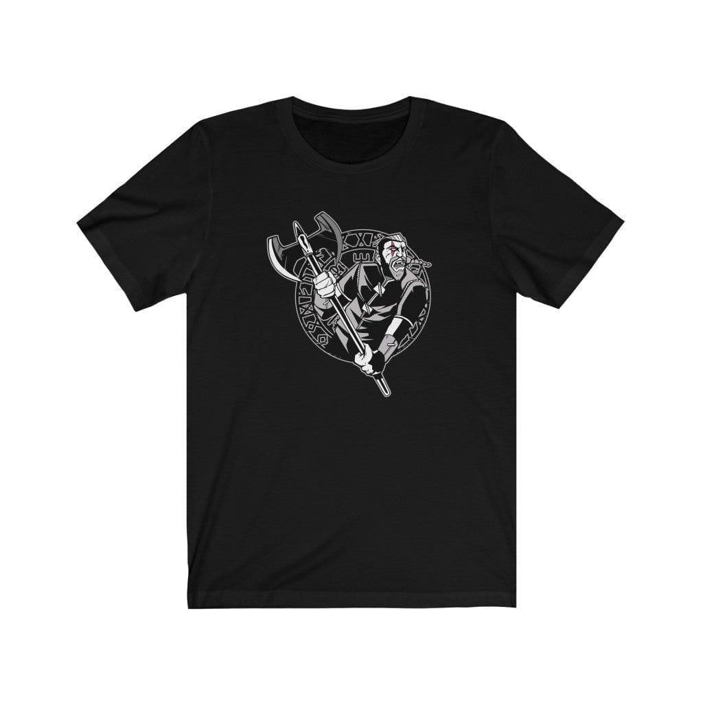 Viking Warrior and Vegvisir Compass T-Shirt