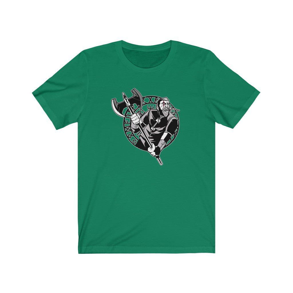 Viking Warrior and Vegvisir Compass T-Shirt