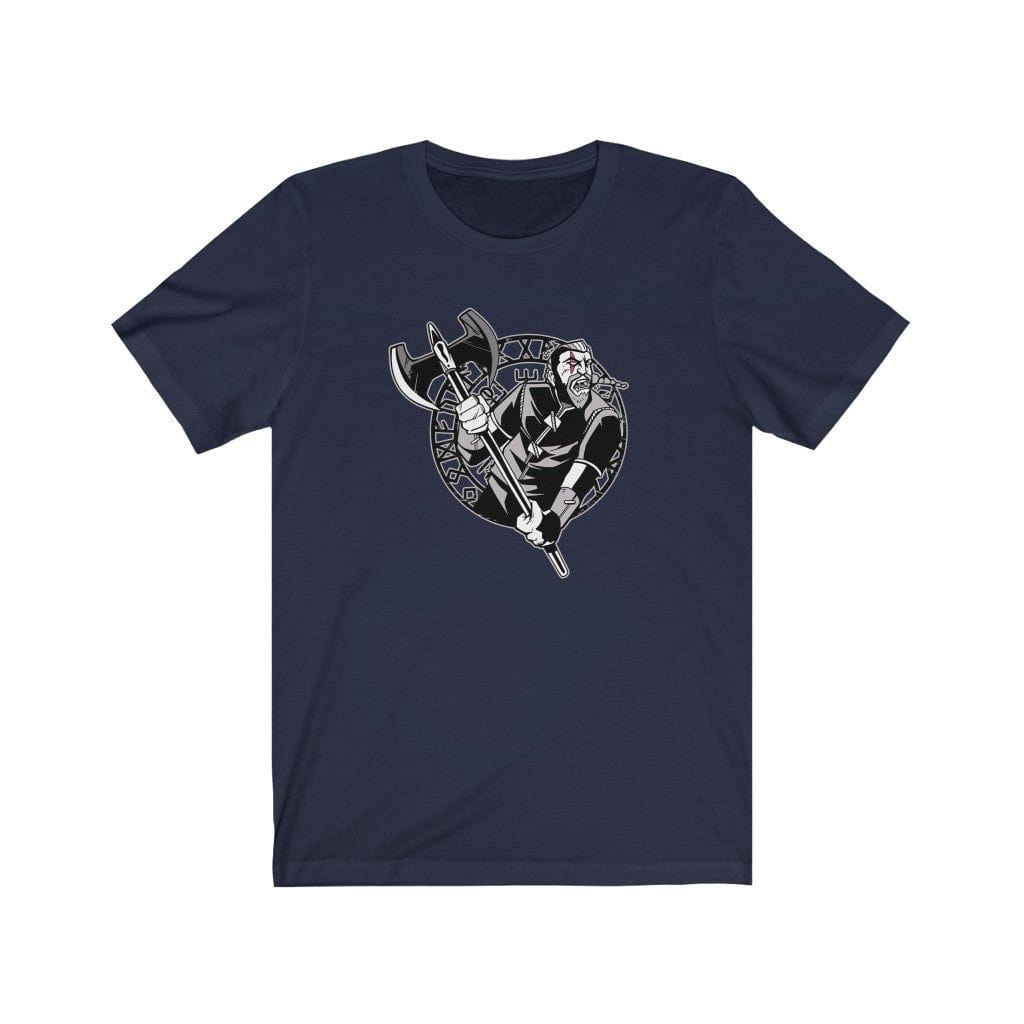 Viking Warrior and Vegvisir Compass T-Shirt