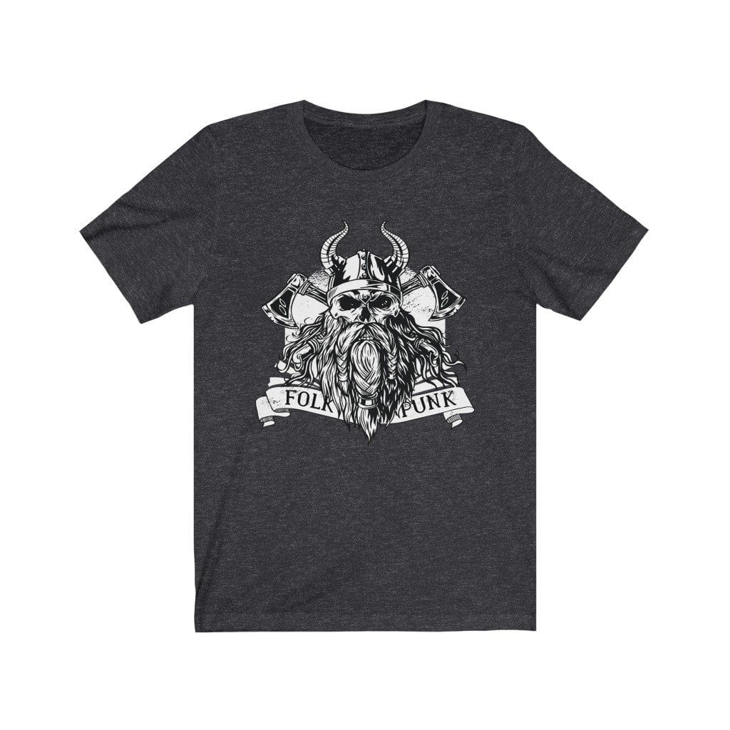 Viking Warrior Skull Crossed Axes T-Shirt