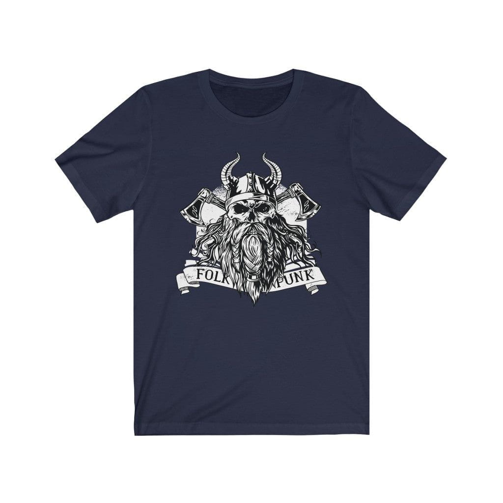 Viking Warrior Skull Crossed Axes T-Shirt