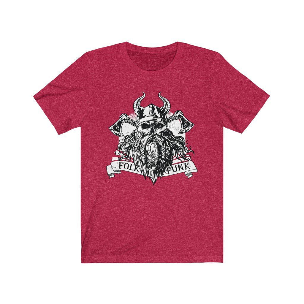 Viking Warrior Skull Crossed Axes T-Shirt