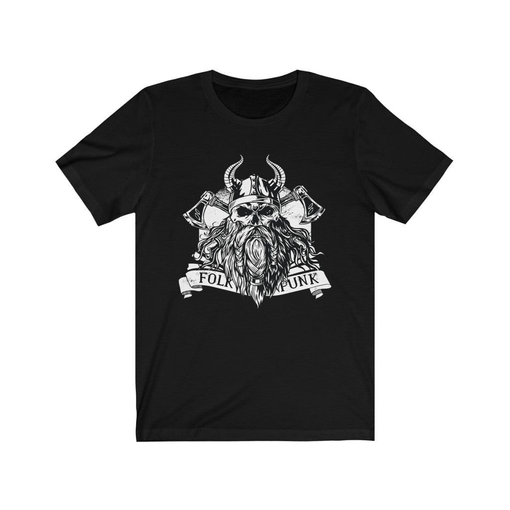 Viking Warrior Skull Crossed Axes T-Shirt