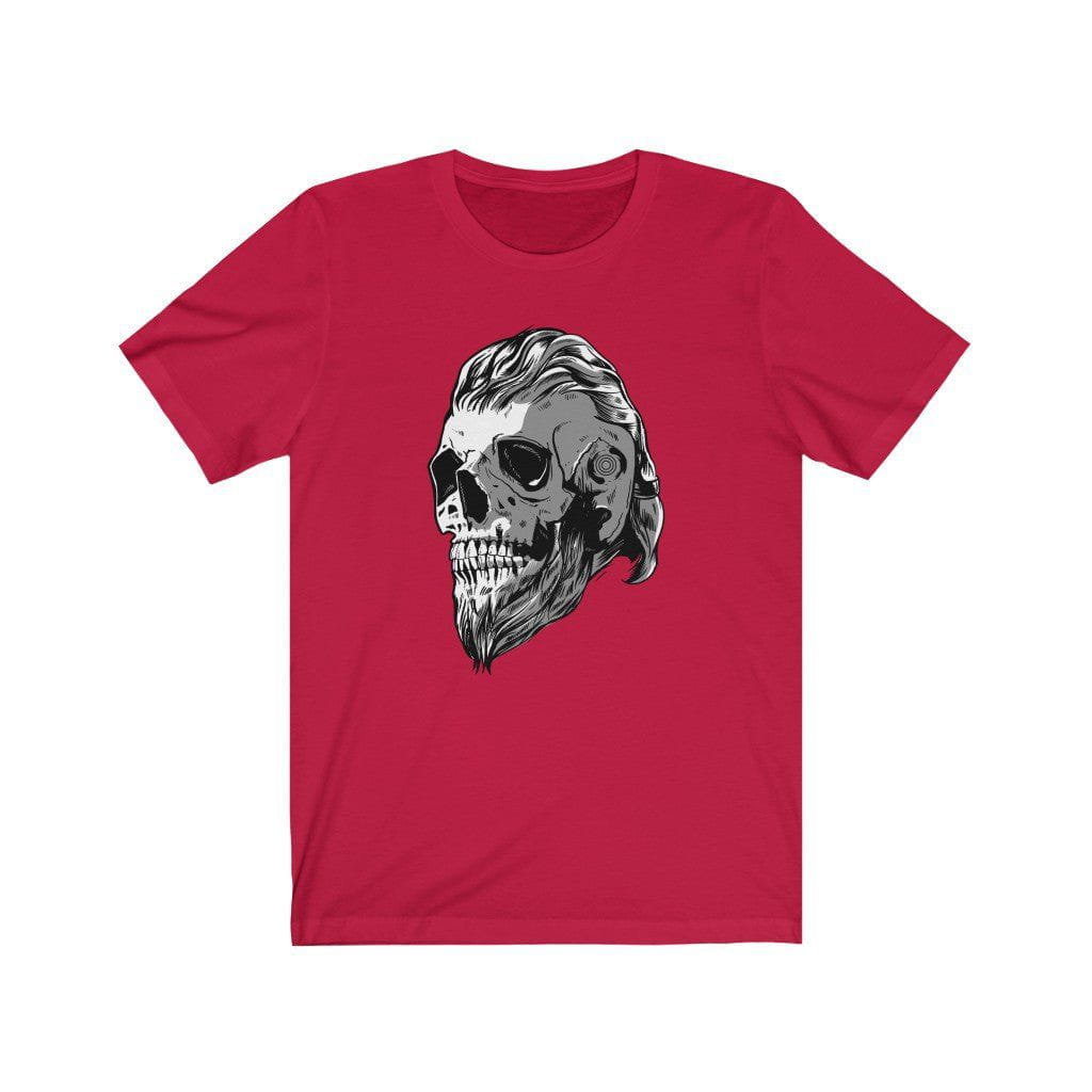 Viking Warrior Skull Rune Tattoos T-Shirt