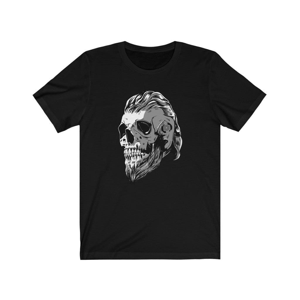Viking Warrior Skull Rune Tattoos T-Shirt