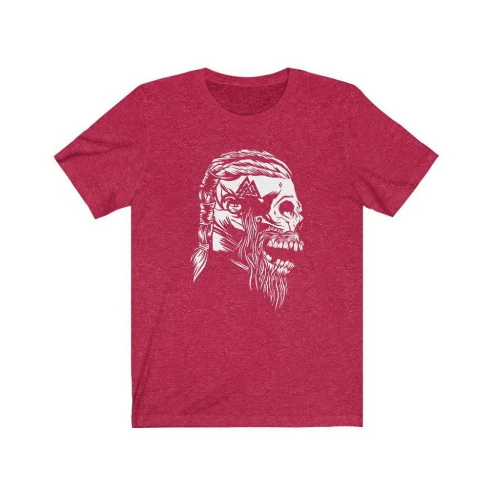 Viking Warrior Skull T-Shirt-14-Viking Warrior