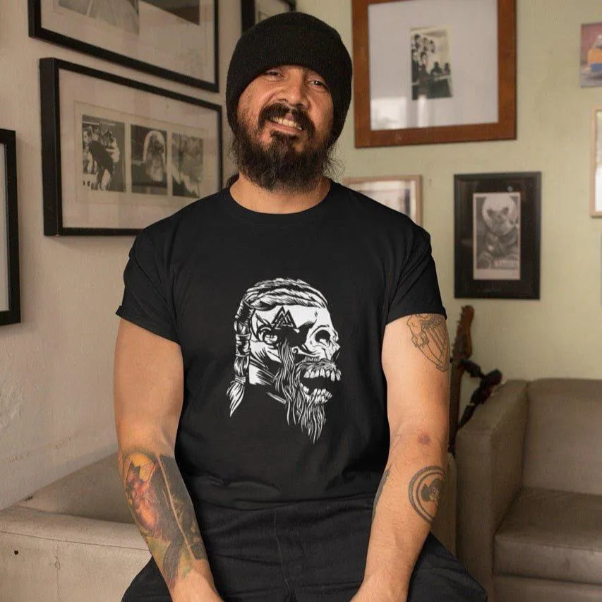 Viking Warrior Skull Shirt