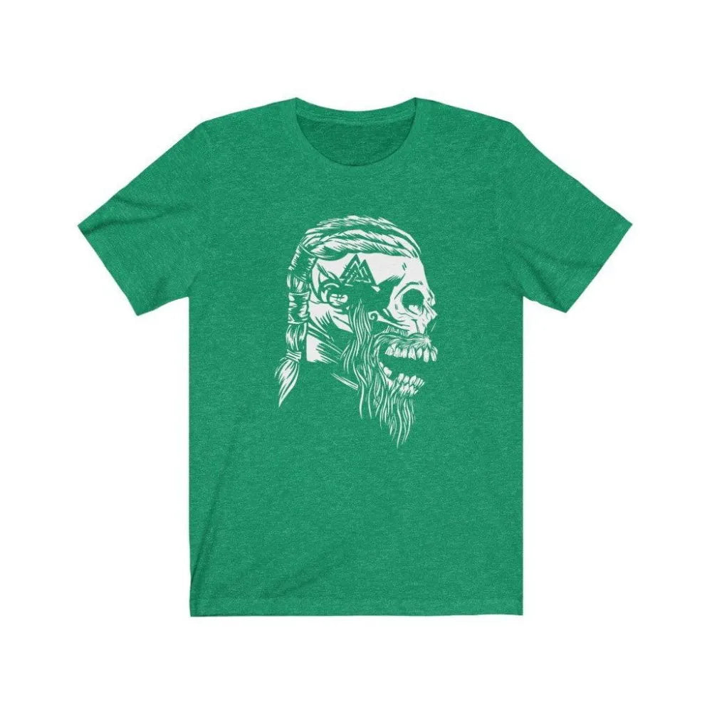 Viking Warrior Skull T-Shirt-8-Viking Warrior
