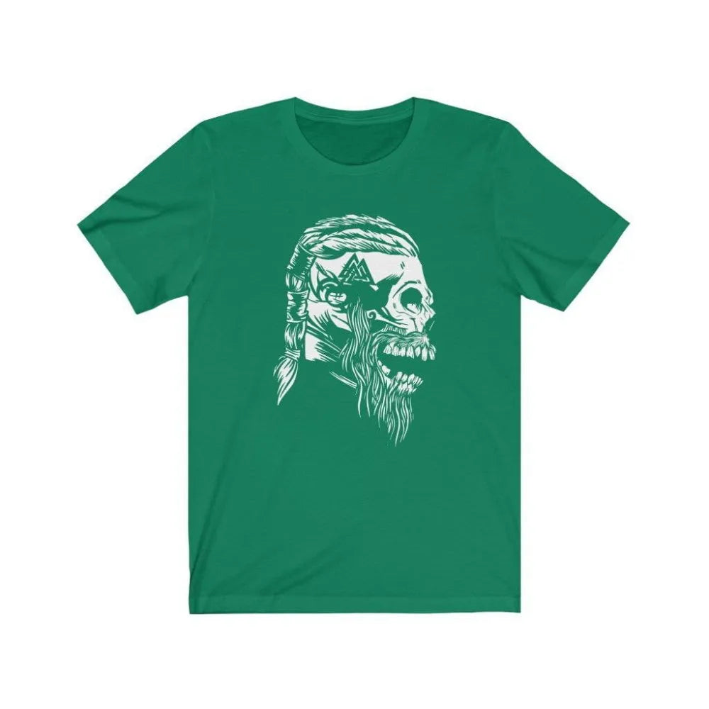 Viking Warrior Skull T-Shirt-9-Viking Warrior