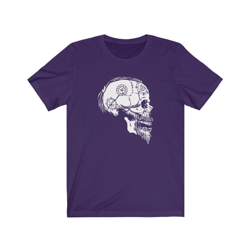 Purple sales skull shirt