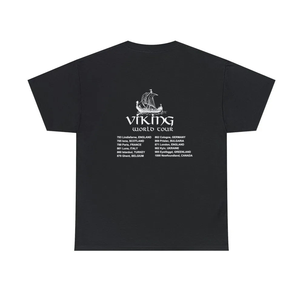 Viking World Tour T-Shirt (Ship Design)-2-Viking Warrior