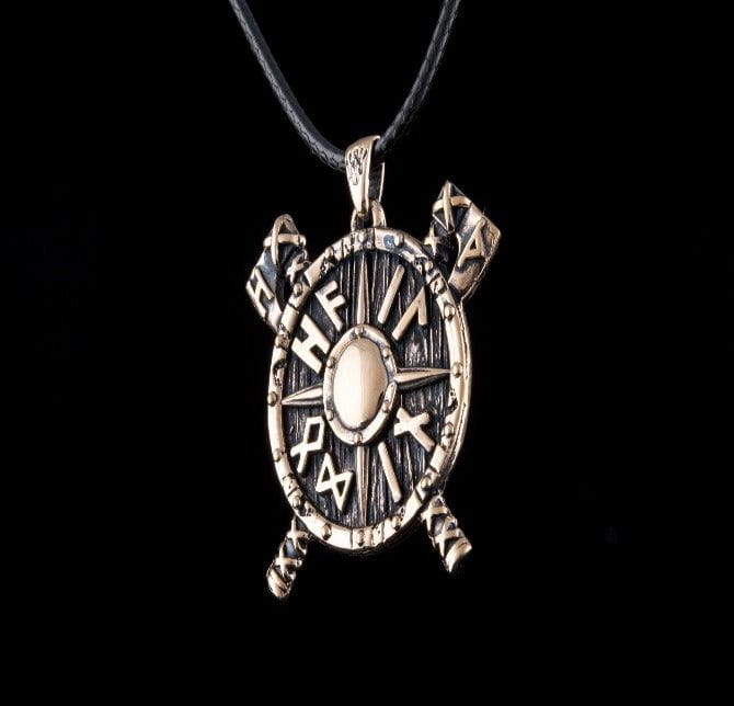 Wolf Pendant Sterling Silver Viking Amulet-3