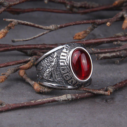 Odin Wolves and Ravens Ring from Viking Warrior Co.