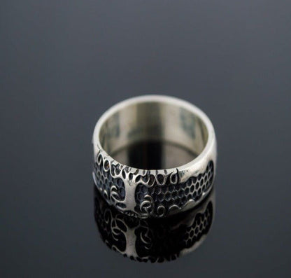 Yggdrasil Symbol Ring Sterling Silver Handmade Jewelry-2