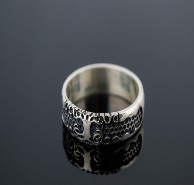 Yggdrasil Symbol Ring Sterling Silver Handmade Jewelry-2