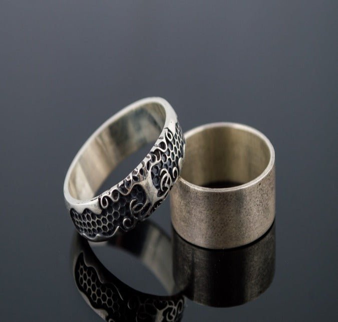 Yggdrasil Symbol Ring Sterling Silver Handmade Jewelry-3