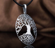 Yggdrasil The World Tree Sterling Silver Pendant Viking Jewelry-1