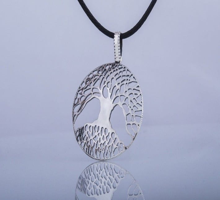 Yggdrasil The World Tree Sterling Silver Pendant Viking Jewelry-3