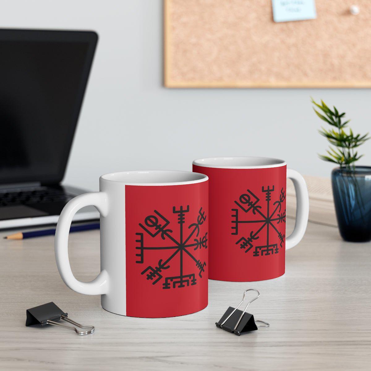 Viking Vegvisir Rune Coffee Mug