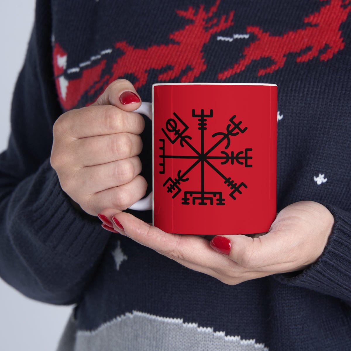 Viking Vegvisir Rune Coffee Mug