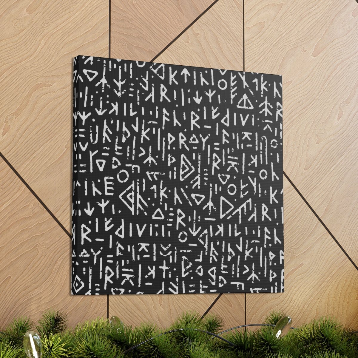Viking Waymarker Abstract Modern Canvas - Ready to Hang Viking Wall Art