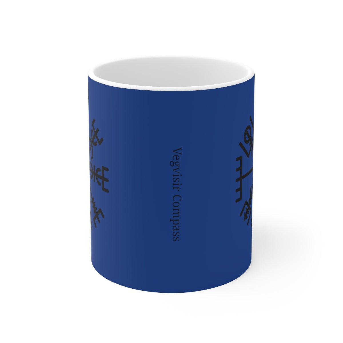 Blue Viking Vegvisir Rune Coffee Mug