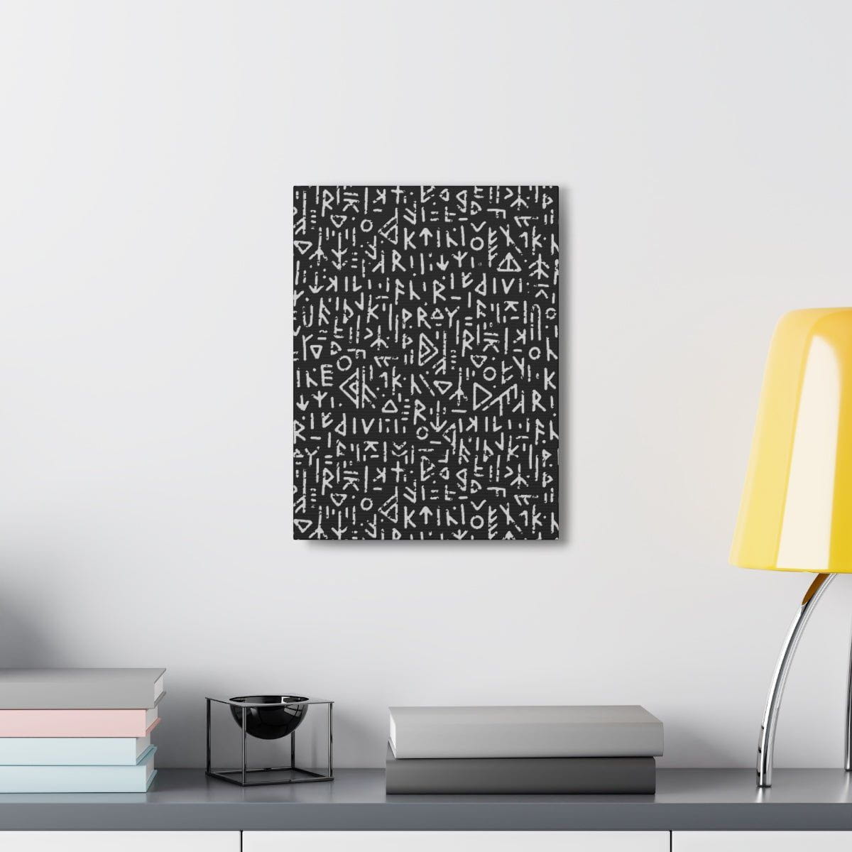 Viking Waymarker Abstract Modern Canvas - Ready to Hang Viking Wall Art