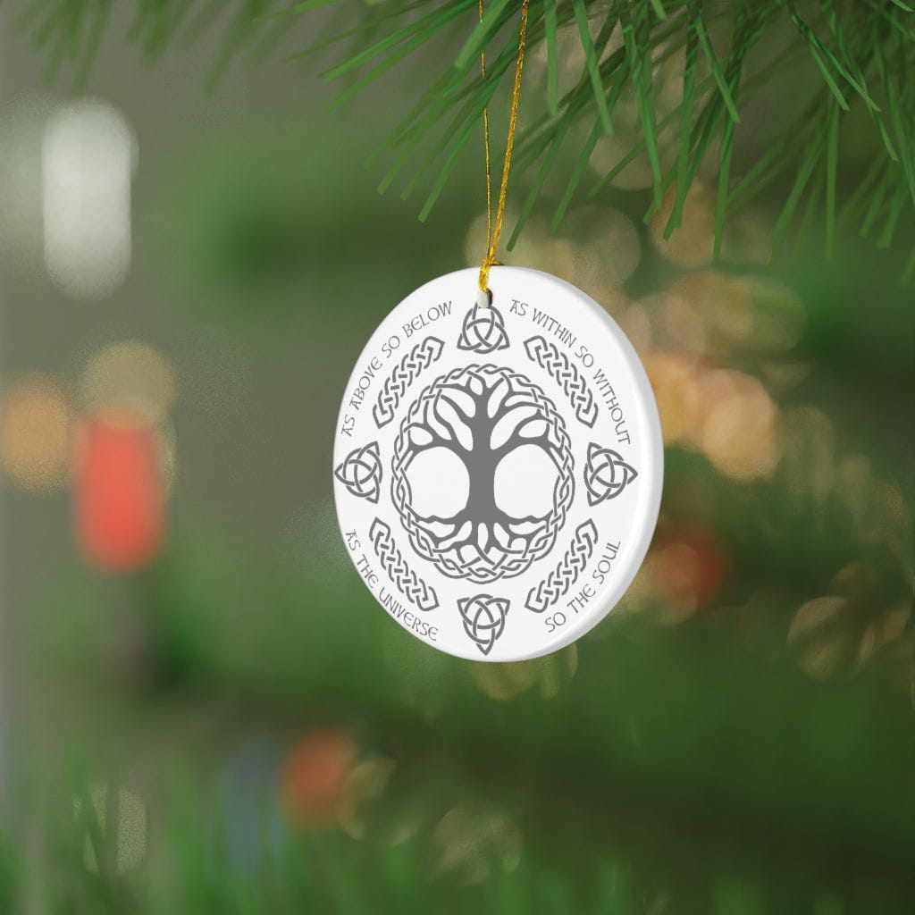 Viking Christmas Ornament - As Above So Below