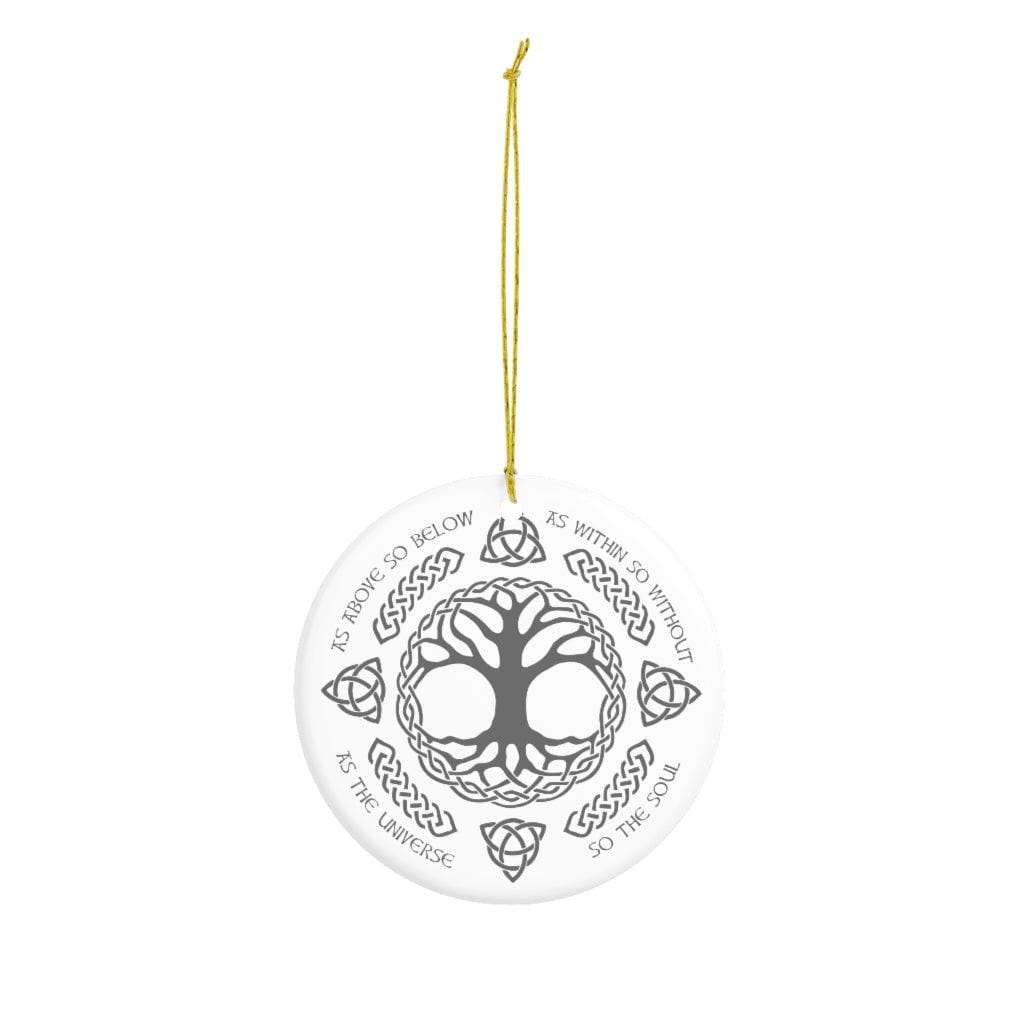 Viking Christmas Ornament - As Above So Below