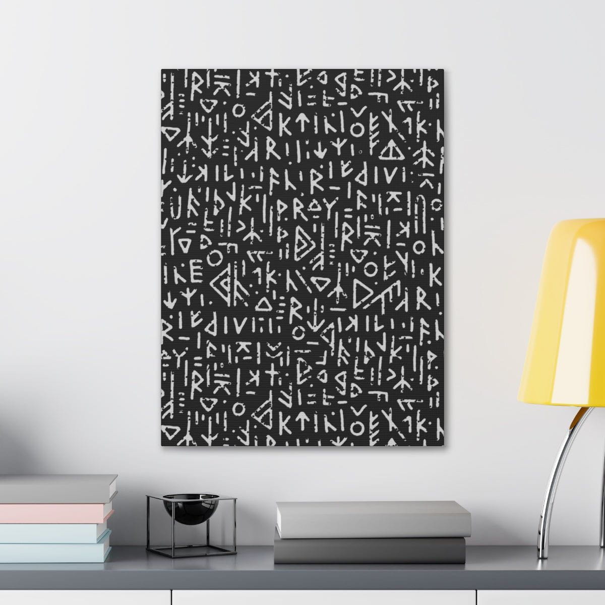 Viking Waymarker Abstract Modern Canvas - Ready to Hang Viking Wall Art