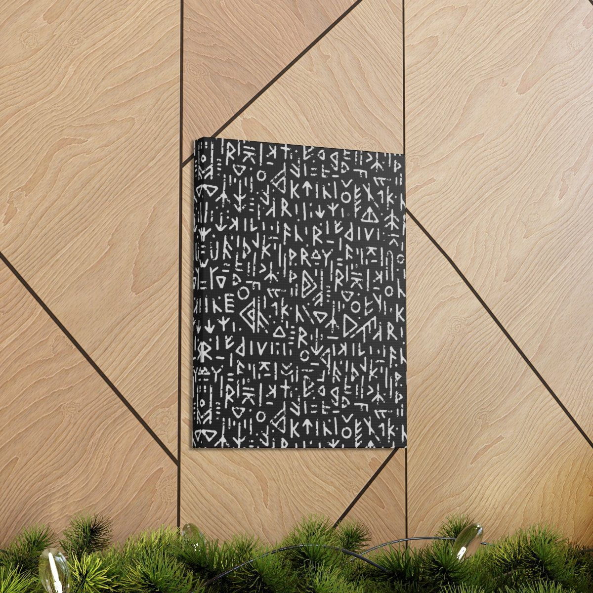 Viking Waymarker Abstract Modern Canvas - Ready to Hang Viking Wall Art