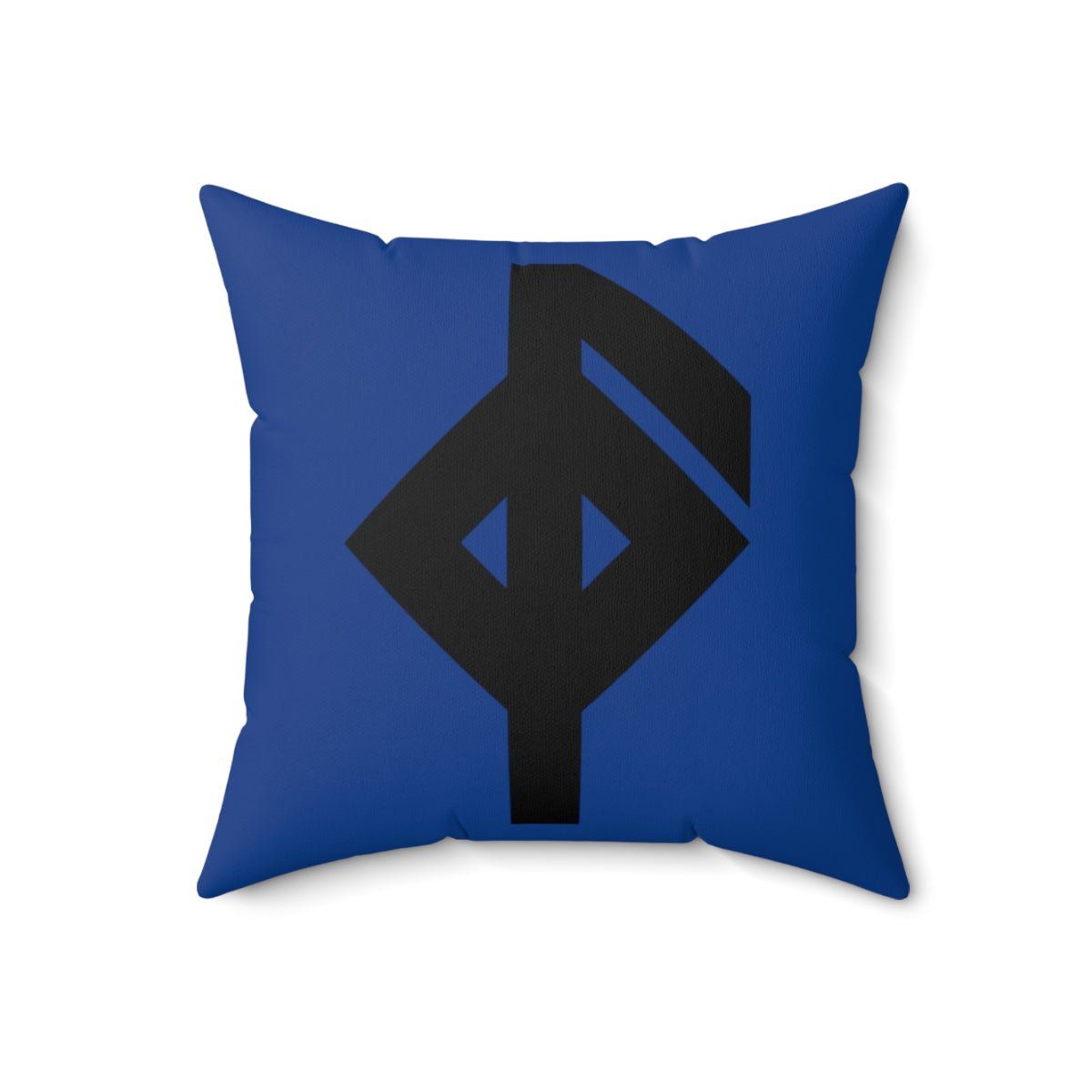 Blue Viking Health Rune Symbol Cushion