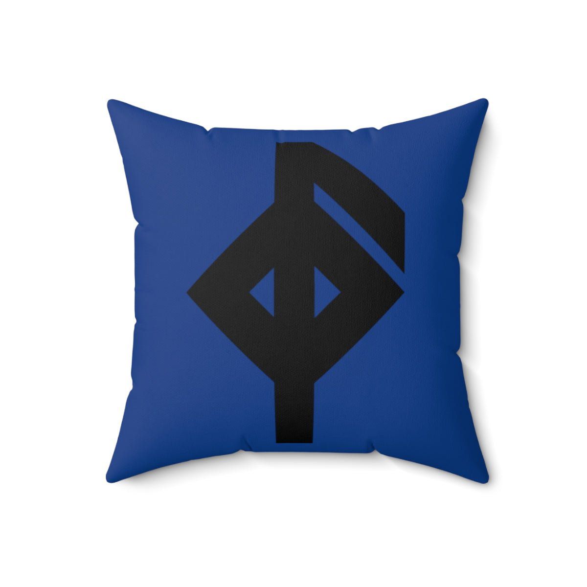 Blue Viking Health Rune Symbol Cushion