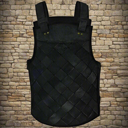 Norse Leather Lamellar Cuirass - Adjustable Leather Body Armour