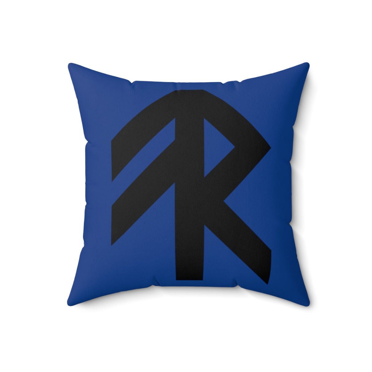 Blue Viking Energy Rune Symbol Cushion