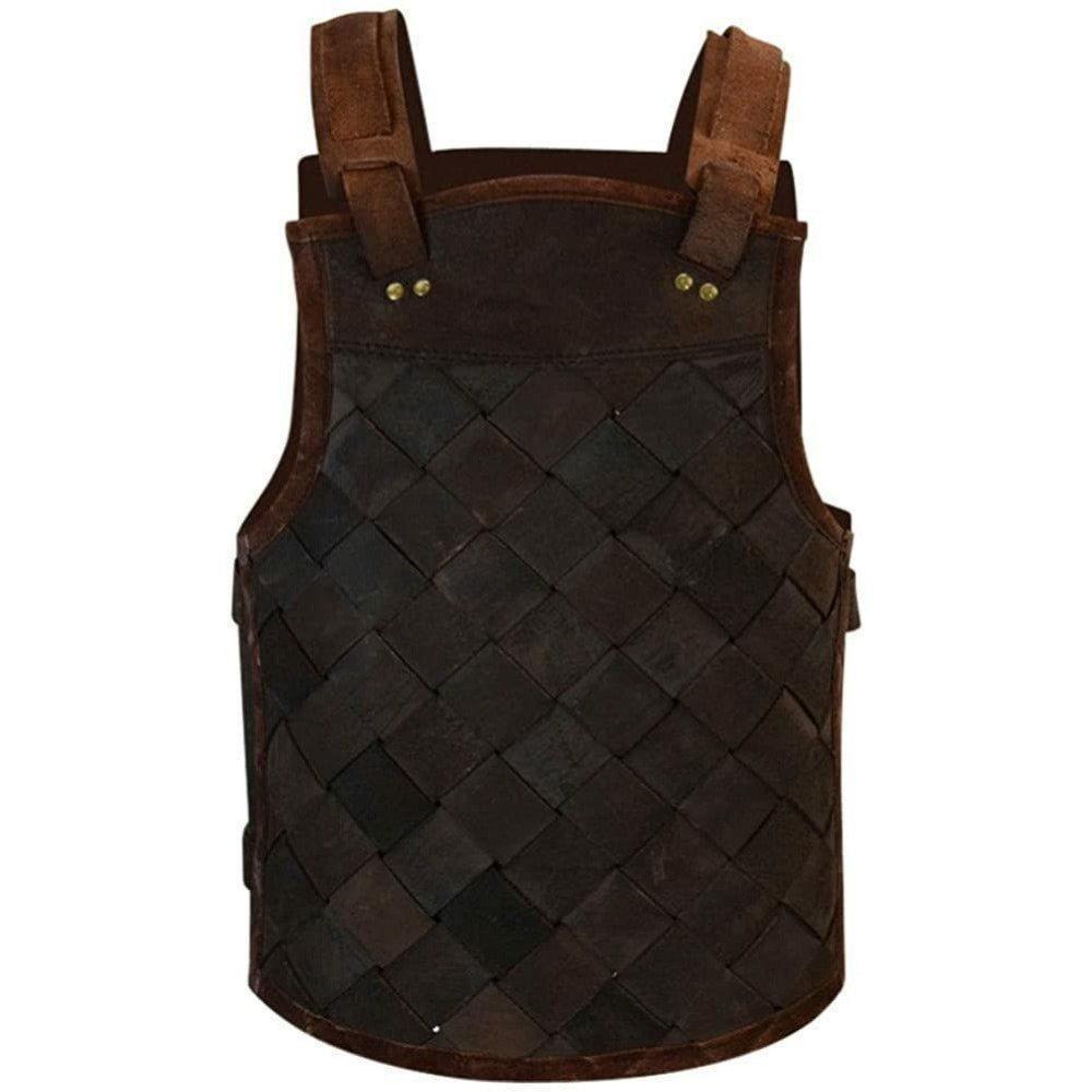 Norse Leather Lamellar Cuirass - Adjustable Leather Body Armour