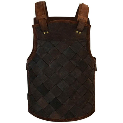 Norse Leather Lamellar Cuirass - Adjustable Leather Body Armour