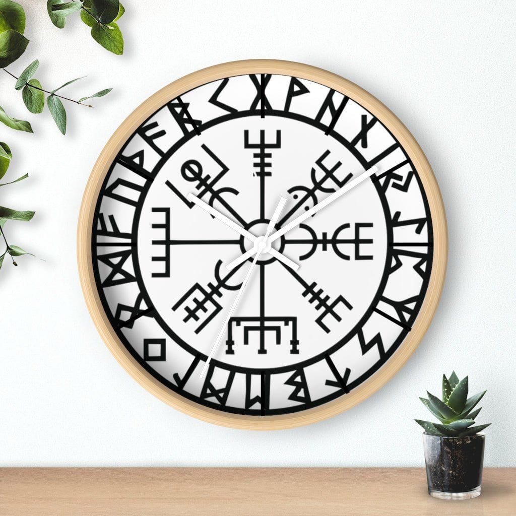 Viking Vegvisir Wayfinder Compass Wall clock