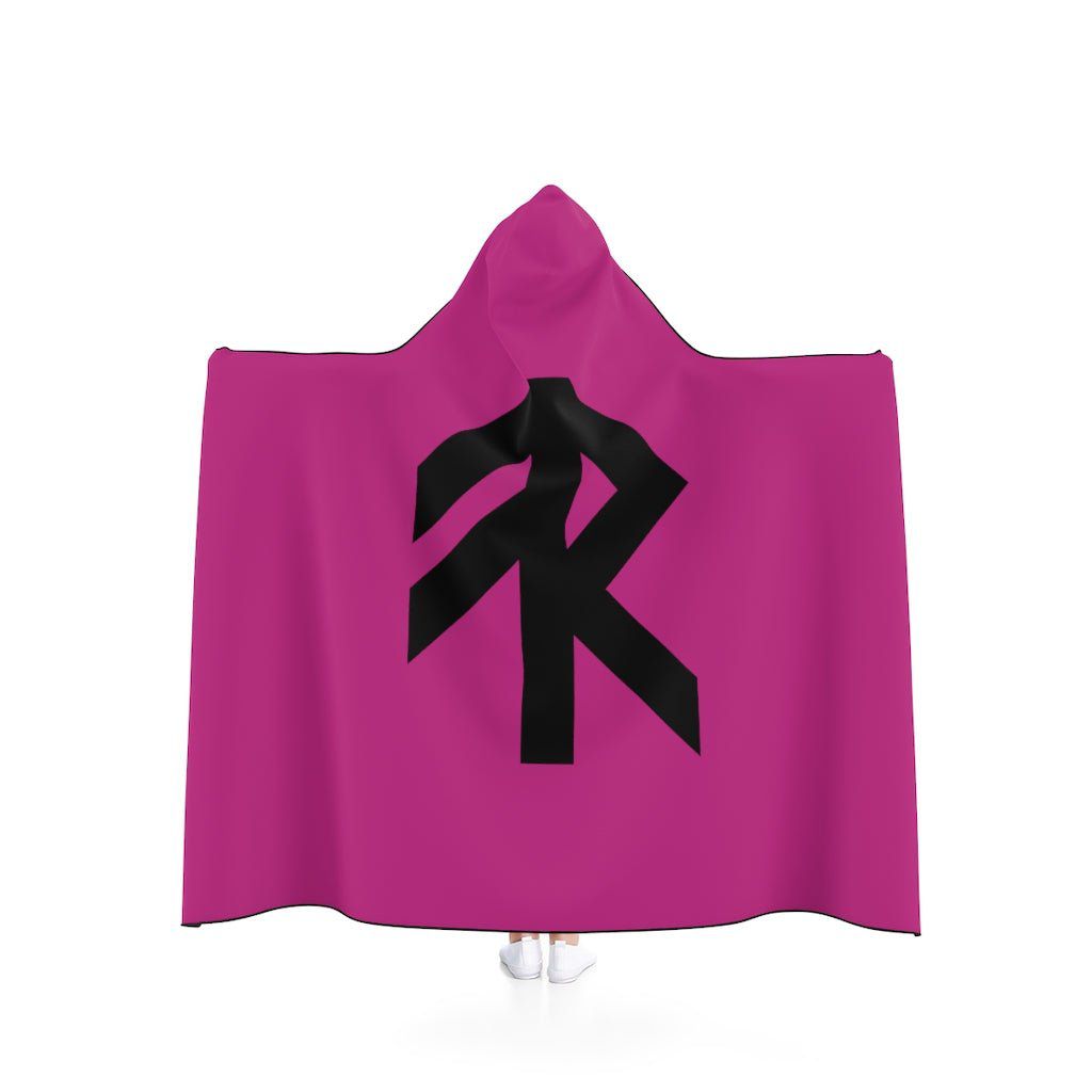 Viking Energy Rune Symbol Hooded Blanket