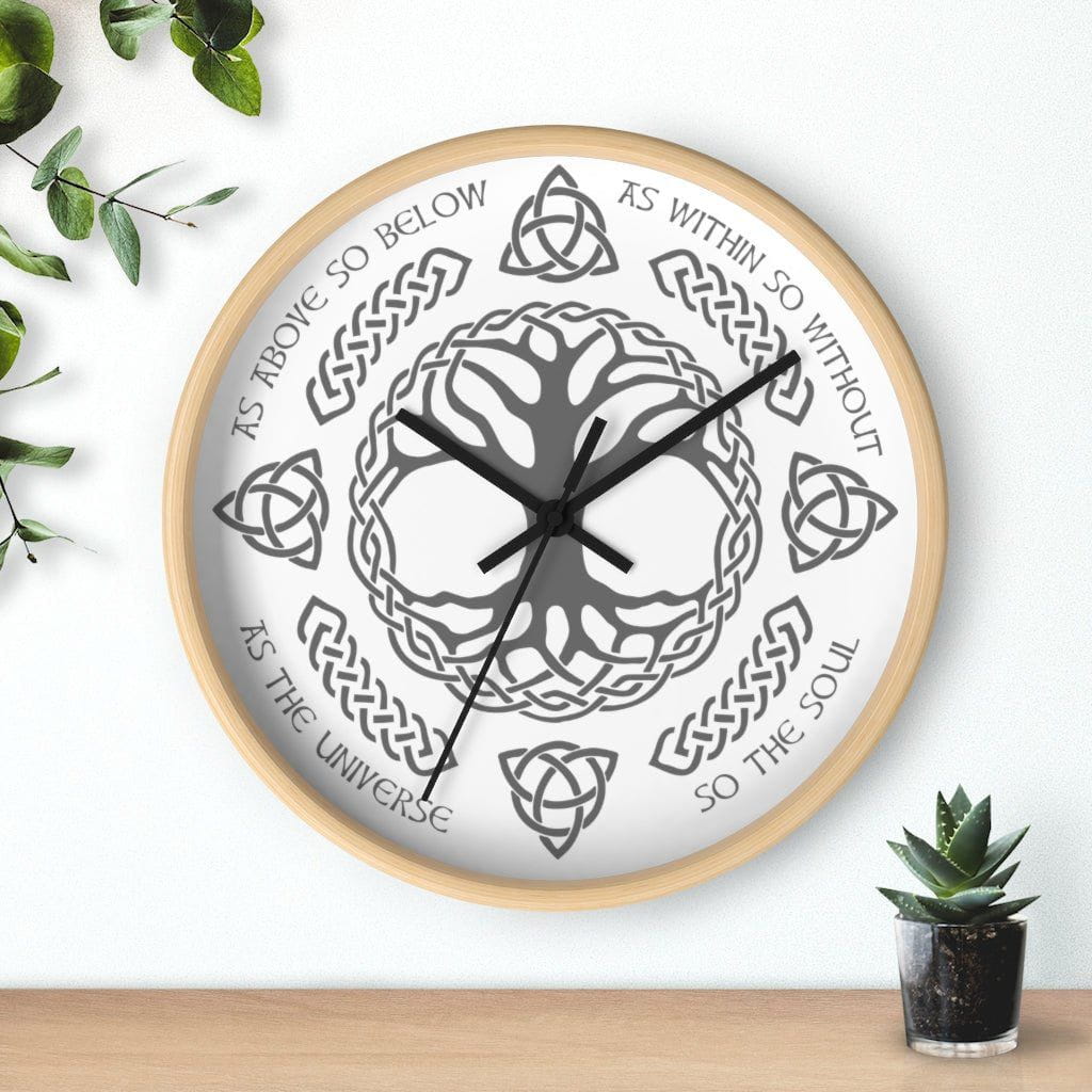 Viking Tree of Life Wall Clock