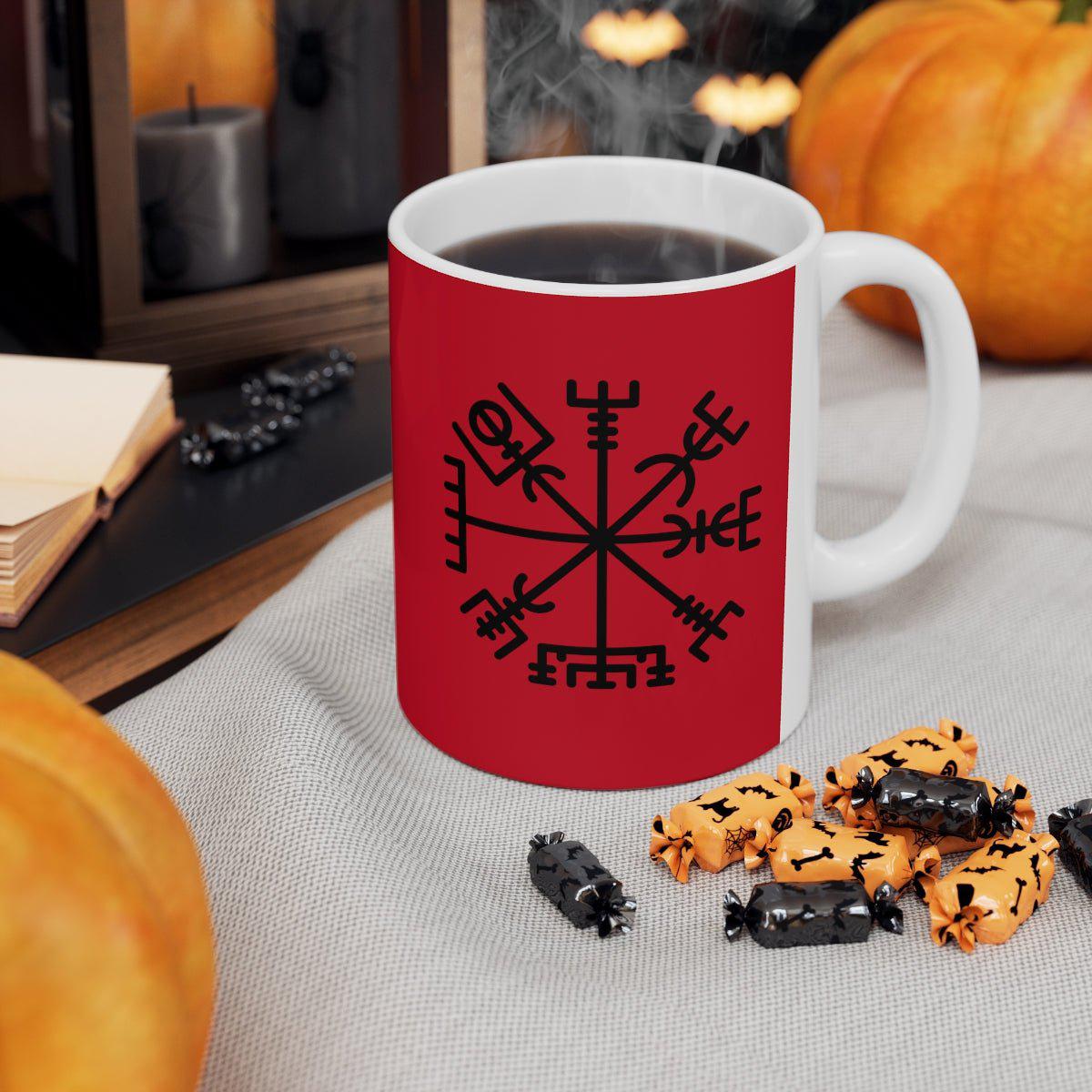 Viking Vegvisir Rune Coffee Mug