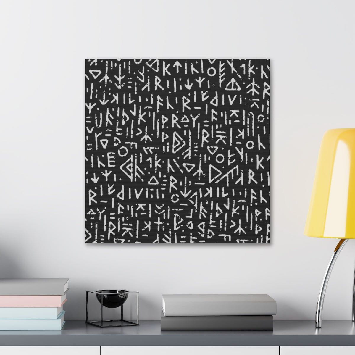 Viking Waymarker Abstract Modern Canvas - Ready to Hang Viking Wall Art