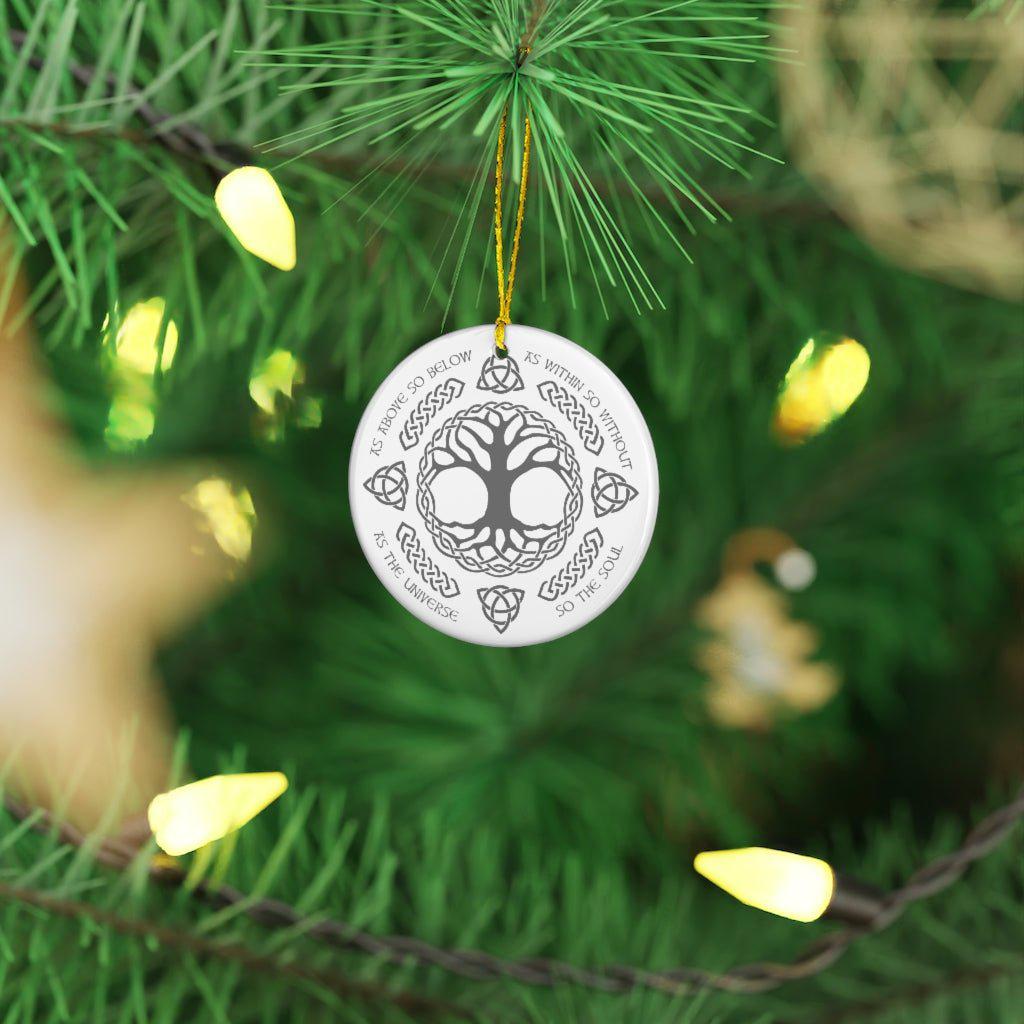 Viking Christmas Ornament - As Above So Below