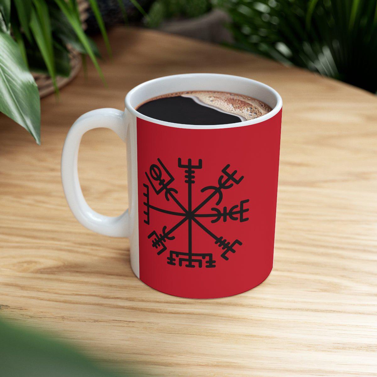 Viking Vegvisir Rune Coffee Mug